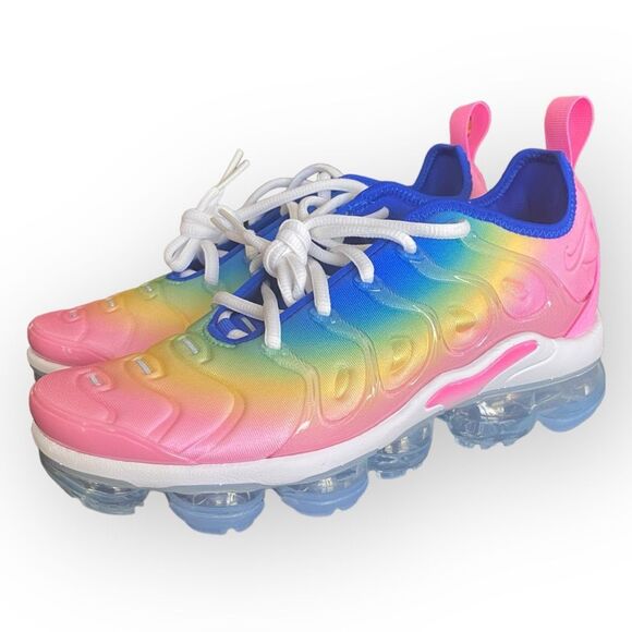 Nike Air Vapormax Plus "Cotton Candy Rainbow" Womens size 7 FJ4550-606 New - Picture 1 of 8